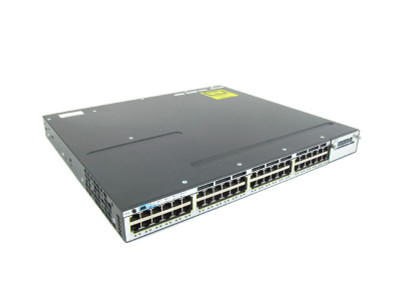 WS-C3750X-48PF-S - Cisco 48-Port PoE+ Network Switch