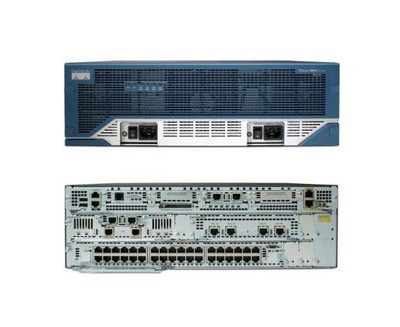 Cisco 3845 DC Power Router 2 Gigabit 1 SFP 4 NME 4 HWIC IP Base 128 Flash 512 DRAM - Ideal for Networking Racks