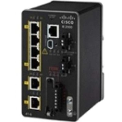 Cisco IE-2000-4T-L Ethernet Switch, 4 10/100 ports, 2 FE Lite, for industrial use