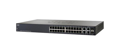 SF300-24MP= - Cisco 24 10/100 Poe+ Ports With 375W Power Budget 2 10/100/1000 Ports - 2 Combo