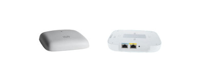 Cisco Aironet Mobility Express 1815M Series Reg Domain B wireless access point mounted in office setting
