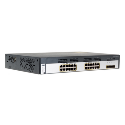 WS-C3750G-24WS-S50 - Cisco 24-Port Gigabit 2 SFP Layer 3 Switch