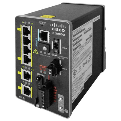 Cisco IE-2000U-4T-G 6-Port PoE USB Manageable Switch for Industrial Use