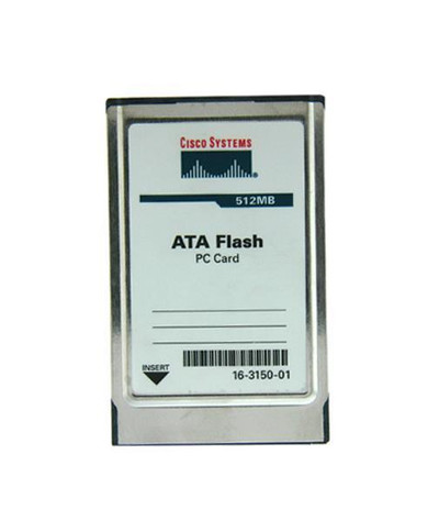 Cisco 12000 Series 512Mb PCMCIA ATA Flash Disk for MEM-12KRP-FD512M-RF, compatible with Cisco 12000 routers