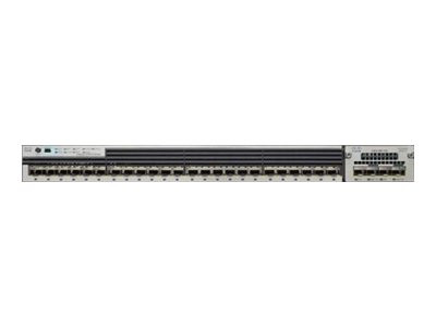 WS-C3750X-24S-E - Cisco WS-C3750X-24S-E - 24-Ports GE SFP IP Services Manageable Layer3 Rack-mountable 1U Switch