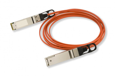 Cisco 33Ft QSFP+ Active Optical Cable for high-speed data transfer in networking applications. Cisco 33Ft QSFP+ Active Optical Cable for high-speed data transfer in networking applications.
