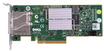 Dell H200E 6Gb/s SAS Dual Port HBA for ProLiant DL360p Gen8 Servers
