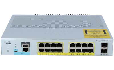 Cisco Catalyst WS-C2960L-16PS-LL 16-Port PoE+ Switch for Network Infrastructure