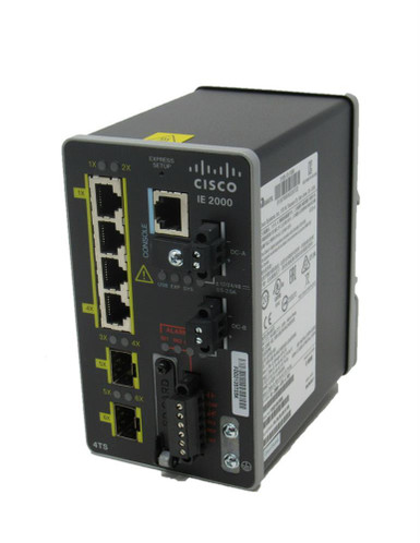 Cisco IE-2000-4TS-B= Industrial Ethernet Switch with 4 10/100 ports, 2 FE SFP ports, for industrial use