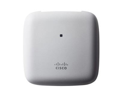 Cisco Aironet Mobility Express 1815M Series Reg Domain Q wireless access point mounted in a business office