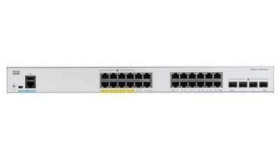 C1000-24T-4X-L - Cisco Catalyst 1000 24-Ports Gigabit Ethernet 10/100/1000Base-T Rack-mountable Ethernet Switch with 4x 10Gbps SFP+ Ports