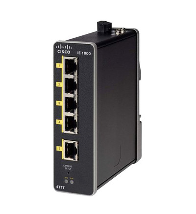 IE-1000-4T1T-LM= - Cisco 5-Port 10/100 Manageable Layer2 Fast Ethernet Switch