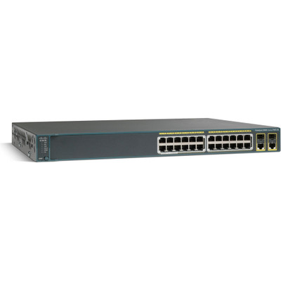 WS-C2960+24TC-L - Cisco 24-Port Fast Ethernet Network Switch