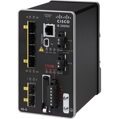 IE-2000U-4S-G= - Cisco 6-Port SFP Layer 2 Manageable Network Switch