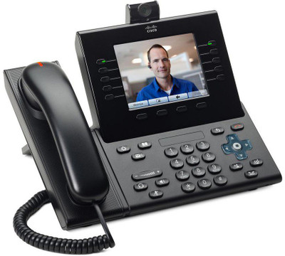 Cisco 9900 IP Phone with Camera, White, for CP-9971-W-CAM-K9, compatible with Cisco phone systems