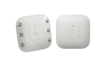 Cisco 3500 AP with CleanAir Int Ant Q Reg Domain - Compatible with 802.11a/g/n controllers - Mounted in a server rack