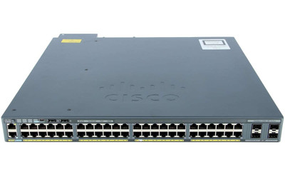 Cisco Catalyst 2960-XR Series Gigabit Ethernet Switch, 48 Ports, 4x SFP+ Uplink, WS-C2960XR-48LPS-I, Network Switch