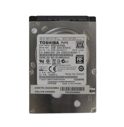04W0578 - Lenovo 320GB 7200RPM SATA 6Gb/s 2.5" HDD