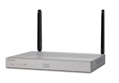 Cisco ISR 1100 8P Dual GE SFP Router with LTE Adv SMS/GPS EMEA & NA - mounted in a server rack