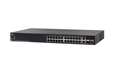 Cisco SG350X-24P-RF 24 Port PoE+ Switch, 195W Power Budget, 10G Ethernet, SFP+, Network Switch for Data Centers Cisco SG350X-24P-RF 24 Port PoE+ Switch, 195W Power Budget, 10G Ethernet, SFP+, Network Switch for Data Centers