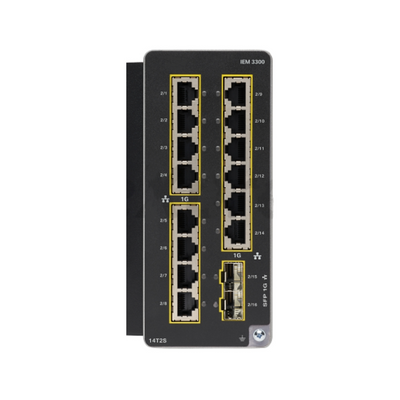 Cisco 14-Port Gigabit Ethernet Expansion Module for Catalyst IE3300 - IEM-3300-14T2S - Network Switch