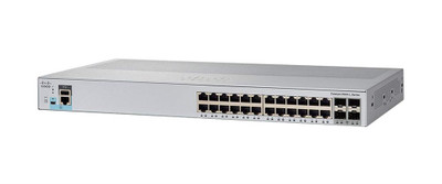 Cisco Catalyst 2960L-24PQ-LL Layer 4 Switch, 24-Port PoE+ RJ-45 with 4x SFP+ Ports, for Network Switching