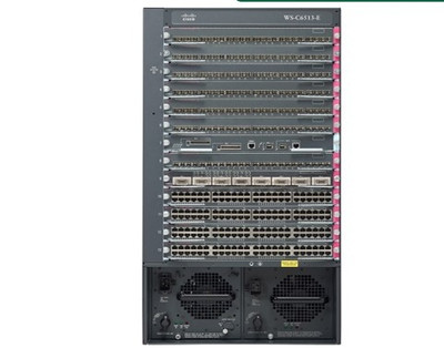 WS-C6513 - Cisco Catalyst 6513 Chassis support 2500W AC Power Supply