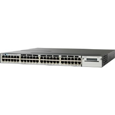 WS-C3750X-48P-L-RF - Cisco Catalyst 3750X-48P Switch Layer 3 - 48 X 10/100/1000 Ethernet Poe+ Ports - Lan Base - Managed - Stackable