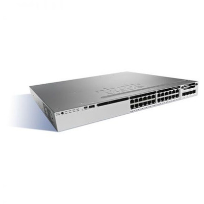WS-C3850-24T-E= - Cisco 24-Port Gigabit RJ-45 Layer3 1U Manageable Switch