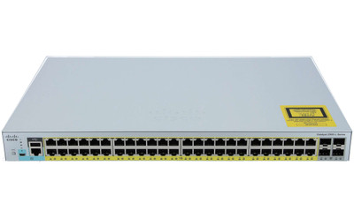 Cisco Catalyst 2960-L 48-Port PoE+ Switch WS-C2960L-48PS-LL, Layer 4, 10/100/1000Base-T RJ-45, 4x SFP+, network switch