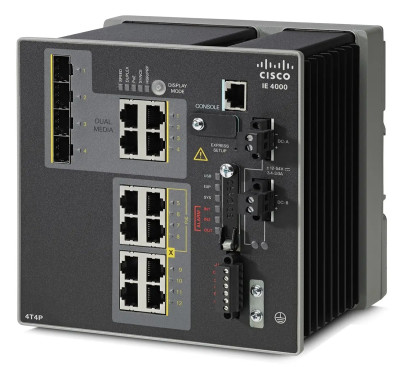 IE-4000-4T4P4G-E - Cisco IE-4000 12-Port Gigabit PoE Layer 3 Switch