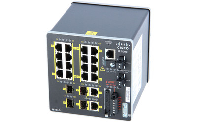 Cisco IE-2000-16TC-G-X 16-Ports RJ-45 10/100/1000Base-T Manageable Layer 2 Switch - Industrial Ethernet Switch