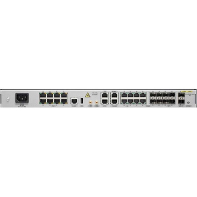 Cisco ASR 901 10G Router TDM+Ethernet Model AC Power - A901-6CZ-FT-A-RF - Mounted in a network rack