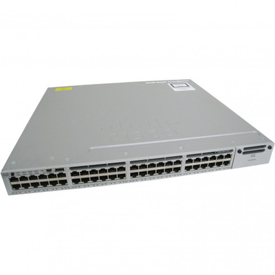 WS-C3850-48P-E= - Cisco 48-Port Gigabit PoE+ Layer 2 1U Network Switch