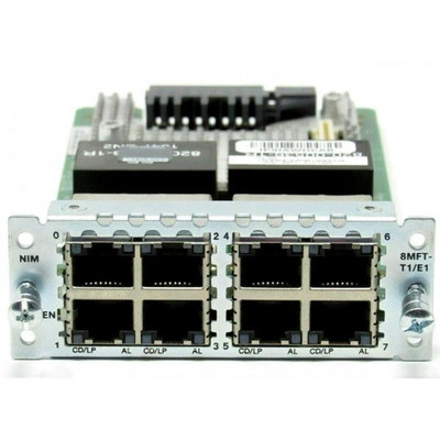 Cisco NIM-8MFT-T1/E1-RF Network Interface Module for Cisco Routers - T1/E1 Connectivity - Compatible with Cisco Routers