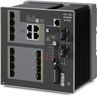 IE-4000-8S4G-E= - Cisco 8-Port SFP 100M 4-Port 1G Combo Network Switch
