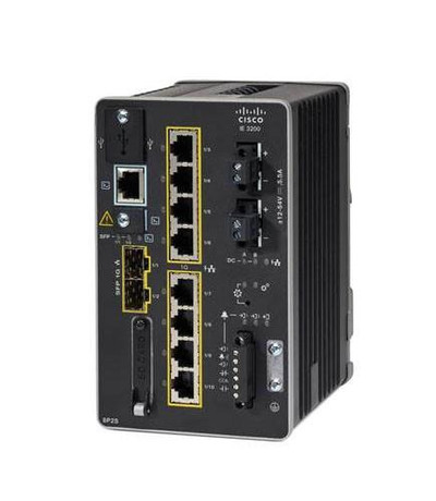 Cisco Catalyst IE-3200-8T2S-E-RF Rugged Fixed System Network Switch for Industrial Environments