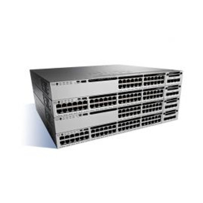 WS-C3850-24U-E - Cisco Catalyst 3850 Series 24-Ports 10/100/1000Base-T RJ-45 UPoE Layer3 Rack-mountable 1U Stackable Switch