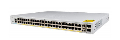 Cisco C1000-48P-4X-L-RF Ethernet Switch with 48 PoE+ Ports and 370W Budget, 4 SFP+ Uplinks, for Network Infrastructure