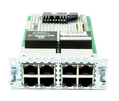 Cisco NIM-8MFT-1T1/E1 Multiflex Trunk Voice/WAN Interface Module for Fourth-Generation Networks