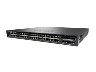 Cisco Catalyst 3650 Series 48-Port Switch 10/100/1000Base-T WS-C3650-48TQ-L for Networking Racks