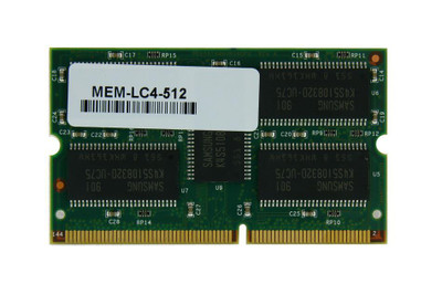 Cisco 12000 Memory Option 512 Mb SDRAM Route Memory for MEM-LC4-512-RF, compatible with routers