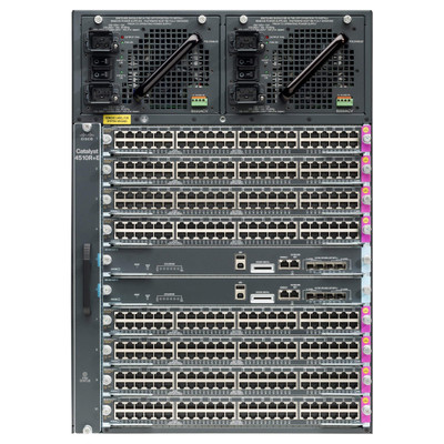 WS-C4510R - Cisco 10-Slot Layer 2 14U Rack-Mountable Network Switch Chassis