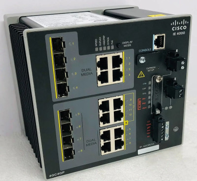 IE-4000-4GC4GP4G-E= - Cisco 4-Port Gigabit Combo 4-Port PoE Network Switch
