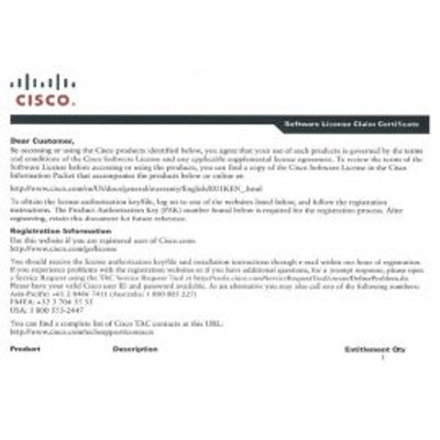 Cisco ASR 9000 License L3VPN Line Card for -B or -L Line Cards - A9K-AIP-LIC-B-RF - Compatible with ASR 9000 Series