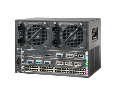 Cisco Reman 4503-E Chassis with WS-X4648-RJ45V+E Module - Compatible with ProLiant DL360p Gen8 Servers