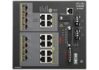 IE-4000-4GS8GP4G-E - Cisco IE4000 16-Port Industrial Ethernet Switch