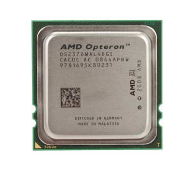 D004H - Dell 2.30GHz 6MB L3 Cache Socket F AMD Opteron 2376 Quad-Core Processor