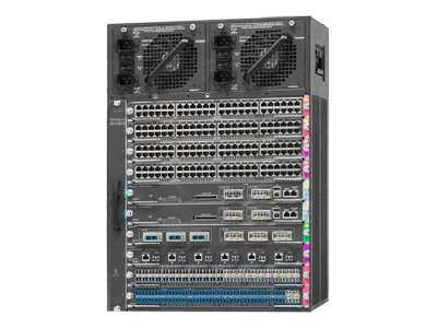Cisco 4510R+E Chas Two WS-X4748-RJ45V+E Sup8-E for ProLiant DL360p Gen8 servers