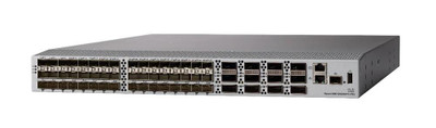 Cisco Nexus 9K Fixed Switch with 48 1/10G/25G SFP and 12 40G/100G QSFP28 ports, ideal for data centers.